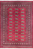 Bokhara Red Hand Knotted 59 X 83  Area Rug 700-145664 Thumb 0