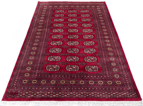 Bokhara Red Hand Knotted 53 X 82 Area Rug 700-145665 Image 1