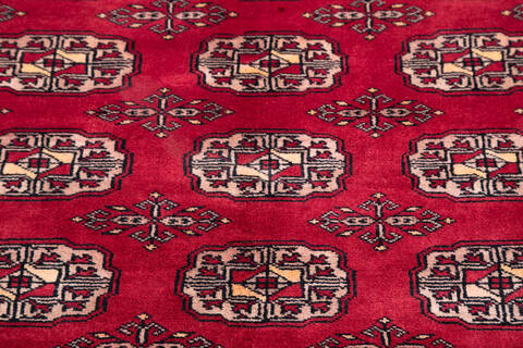 Bokhara Red Hand Knotted 53 X 82 Area Rug 700-145665 Image 3