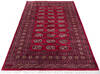 Bokhara Red Hand Knotted 53 X 76  Area Rug 700-145665 Thumb 1