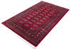 Bokhara Red Hand Knotted 53 X 82 Area Rug 700-145665 Thumb 2