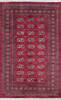 Bokhara Red Hand Knotted 53 X 76  Area Rug 700-145665 Thumb 0