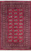 Bokhara Red Hand Knotted 53 X 82 Area Rug 700-145665 Thumb 0