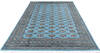 Bokhara Blue Hand Knotted 82 X 104 Area Rug 700-145666 Thumb 1