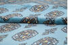 Bokhara Blue Hand Knotted 82 X 104 Area Rug 700-145666 Thumb 5