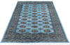 Bokhara Blue Hand Knotted 59 X 79  Area Rug 700-145670 Thumb 1