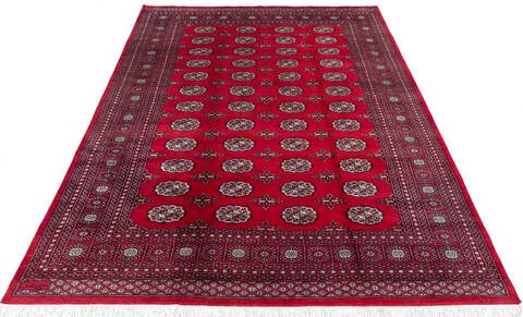 Bokhara Red Hand Knotted 69 X 910 Area Rug 700-145671 Image 1