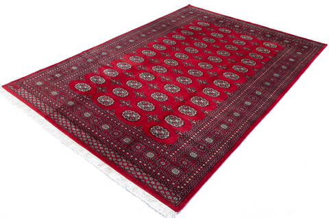 Bokhara Red Hand Knotted 69 X 910 Area Rug 700-145671 Image 2