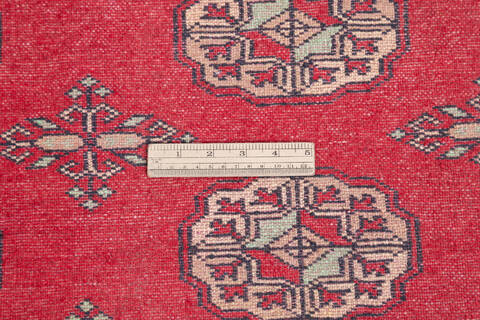 Bokhara Red Hand Knotted 69 X 910 Area Rug 700-145671 Image 6