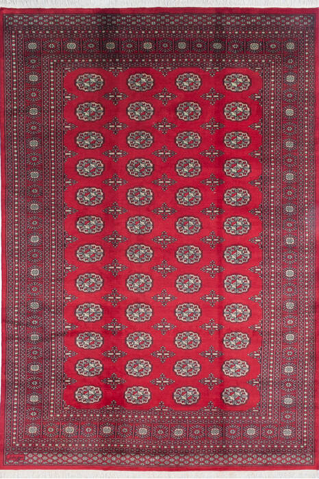Bokhara Red Hand Knotted 69 X 910 Area Rug 700-145671 Image 0