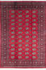 Bokhara Red Hand Knotted 69 X 910 Area Rug 700-145671 Thumb 0