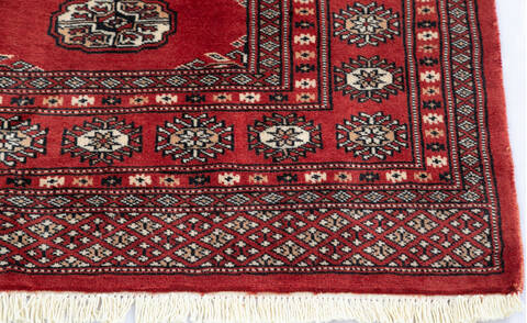 Bokhara Orange Hand Knotted 41 X 61 Area Rug 700-145673 Image 4