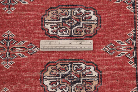 Bokhara Orange Hand Knotted 41 X 61 Area Rug 700-145673 Image 6