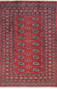 Bokhara Orange Hand Knotted 41 X 61 Area Rug 700-145673 Thumb 0