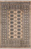 Bokhara Beige Hand Knotted 42 X 64  Area Rug 700-145674 Thumb 0