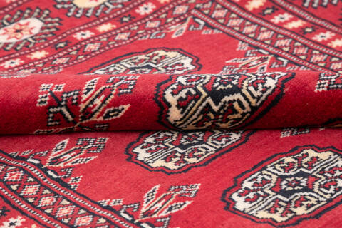 Bokhara Red Hand Knotted 51 X 75 Area Rug 700-145676 Image 5