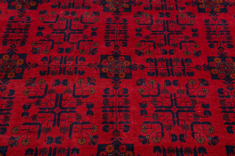 Khan Mohammadi Red Hand Knotted 69 X 95 Area Rug 700-145679 Image 3