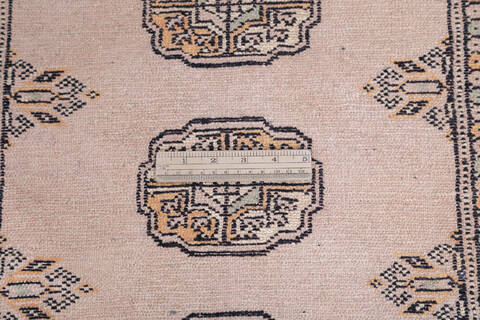 Bokhara Beige Runner Hand Knotted 27 X 810 Area Rug 700-145687 Image 6