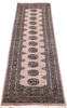 Bokhara Beige Runner Hand Knotted 27 X 810  Area Rug 700-145687 Thumb 1