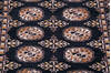Bokhara Black Runner Hand Knotted 27 X 99 Area Rug 700-145688 Thumb 3