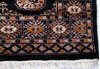 Bokhara Black Runner Hand Knotted 27 X 99 Area Rug 700-145688 Thumb 4