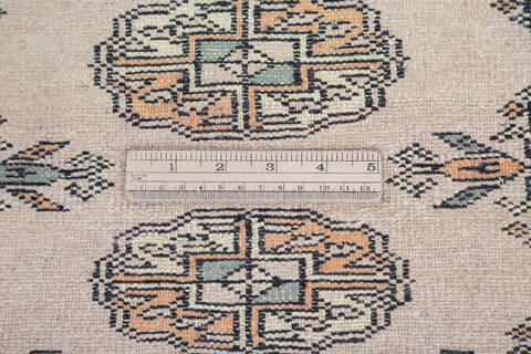 Bokhara Beige Runner Hand Knotted 24 X 62 Area Rug 301-145691 Image 6