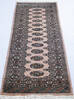 Bokhara Beige Runner Hand Knotted 24 X 62  Area Rug 301-145691 Thumb 1
