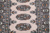 Bokhara Beige Runner Hand Knotted 24 X 62  Area Rug 301-145691 Thumb 3