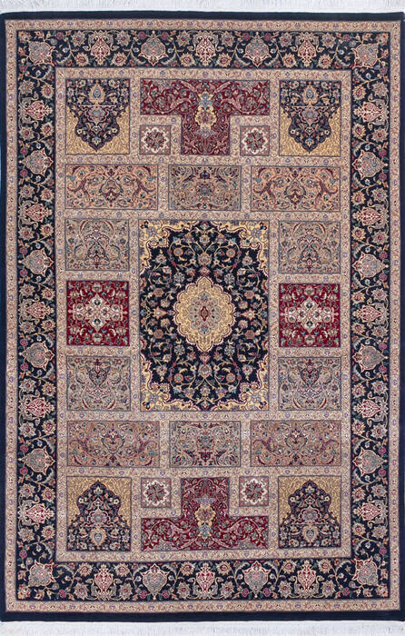 Pak-Persian Black Hand Knotted 61 X 92 Area Rug 700-145695 Image 0