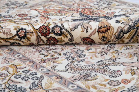 Pak-Persian White Hand Knotted 46 X 73 Area Rug 700-145696 Image 5