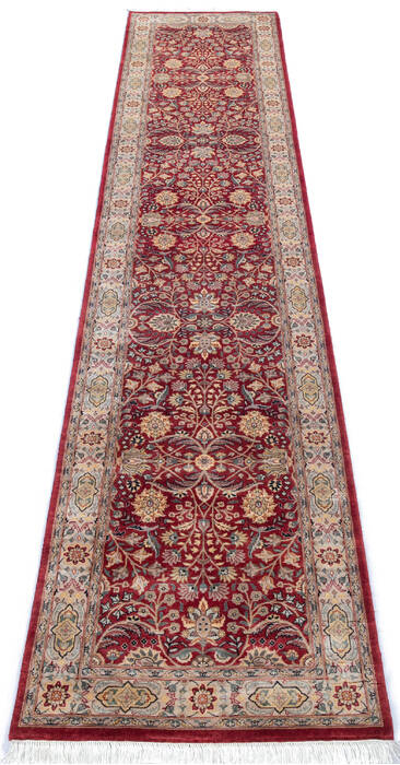 Pak-Persian Red Runner Hand Knotted 27 X 126 Area Rug 700-145697 Image 1