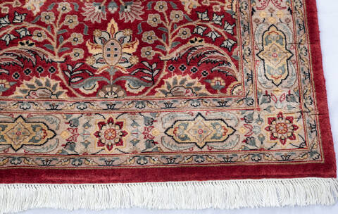 Pak-Persian Red Runner Hand Knotted 27 X 126 Area Rug 700-145697 Image 4
