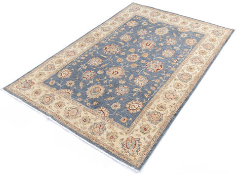 Chobi Grey Hand Knotted 53 X 79 Area Rug 700-145699 Image 2