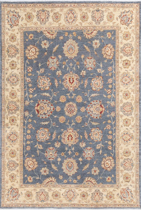 Chobi Grey Hand Knotted 53 X 79 Area Rug 700-145699 Image 0