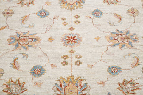 Chobi Beige Hand Knotted 310 X 60 Area Rug 700-145701 Image 3