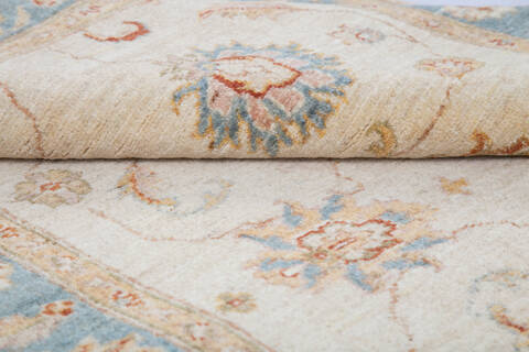Chobi Beige Hand Knotted 310 X 60 Area Rug 700-145701 Image 5