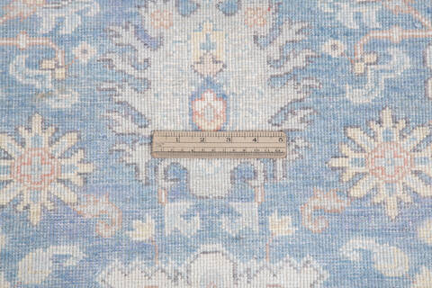 Chobi Blue Hand Knotted 81 X 100 Area Rug 700-145703 Image 6