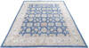 Chobi Blue Hand Knotted 81 X 100  Area Rug 700-145703 Thumb 1