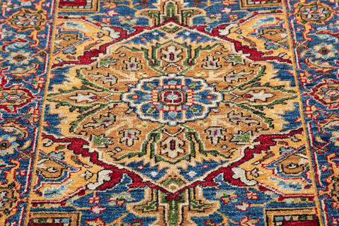 Chobi Red Runner Hand Knotted 28 X 99 Area Rug 700-145707 Image 3