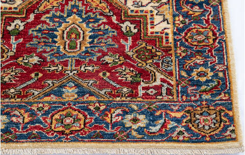 Chobi Red Runner Hand Knotted 28 X 99 Area Rug 700-145707 Image 5