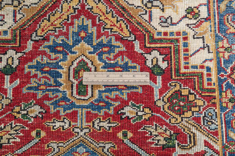 Chobi Red Runner Hand Knotted 28 X 99 Area Rug 700-145707 Image 6