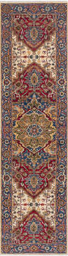 Afghan Chobi Red Runner 10 to 12 ft Wool Carpet 145707
