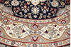 Pak-Persian Black Round Hand Knotted 92 X 92 Area Rug 700-145709 Thumb 3