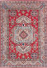 Kazak Red Hand Knotted 410 X 611  Area Rug 700-145711 Thumb 0