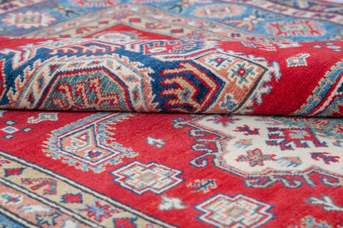 Kazak Red Hand Knotted 55 X 82 Area Rug 700-145712 Image 6