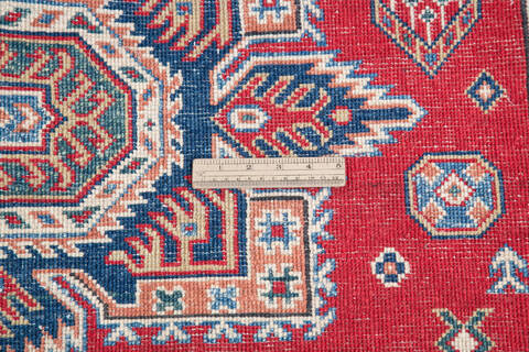 Kazak Red Hand Knotted 55 X 82 Area Rug 700-145712 Image 7