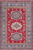 Kazak Red Hand Knotted 55 X 82 Area Rug 700-145712 Thumb 0