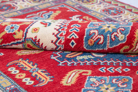 Kazak Red Hand Knotted 311 X 60 Area Rug 700-145713 Image 5