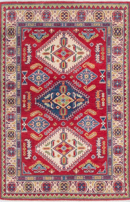 Kazak Red Hand Knotted 311 X 60 Area Rug 700-145713 Image 0