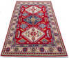Kazak Red Hand Knotted 311 X 60  Area Rug 700-145713 Thumb 1